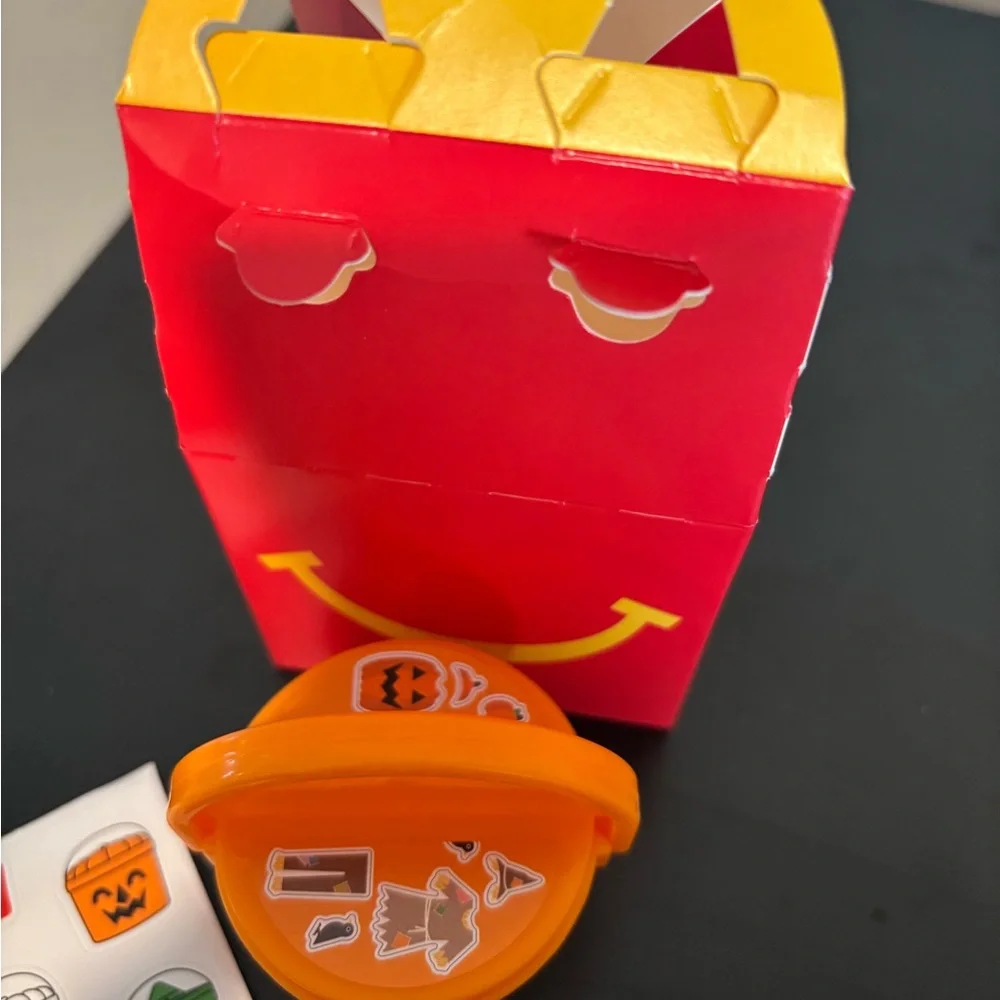 McDonald’s mini Boo-Bucket with Stickers - Picture 3 of 4